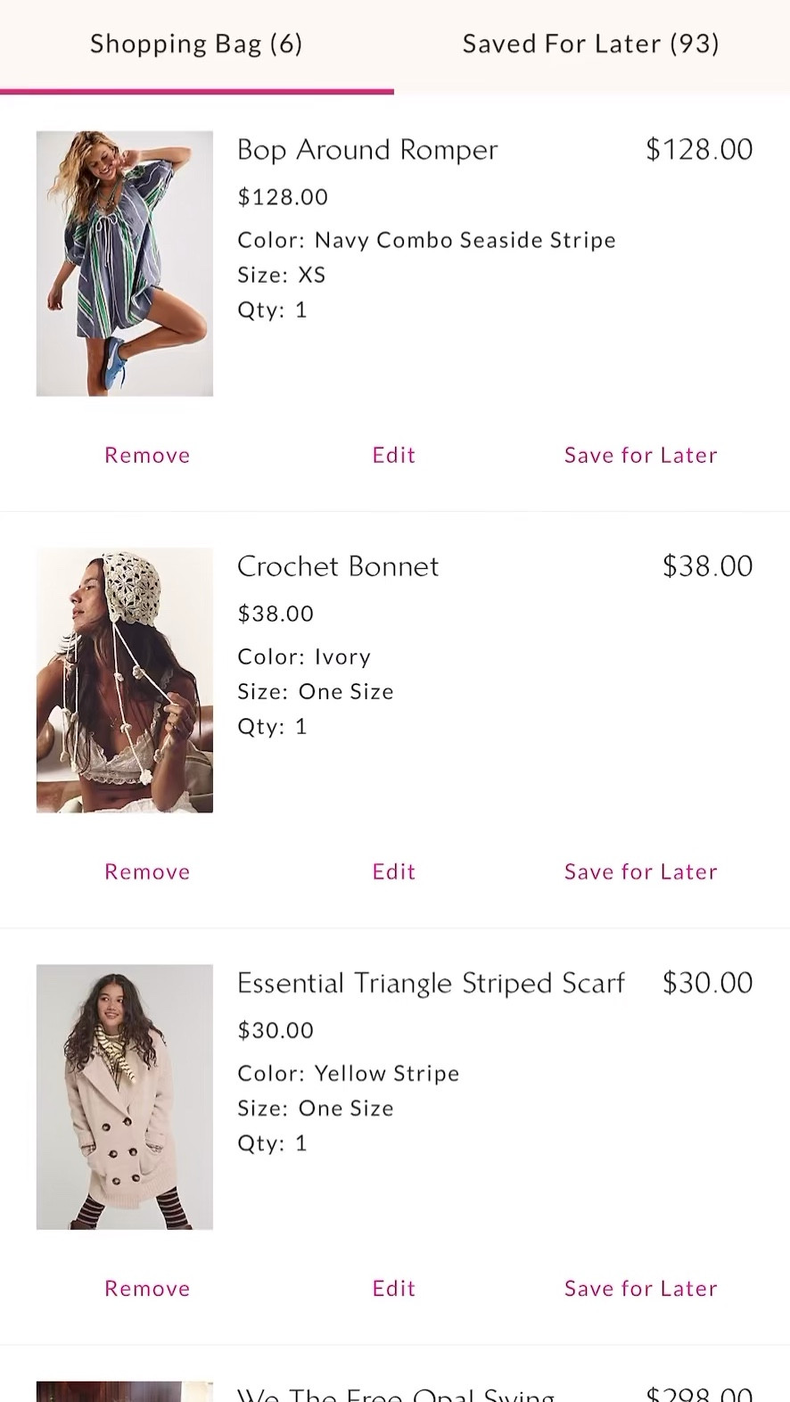 What’s in my Free People cart ✨

#LTKStyleTip #LTKFindsUnder100 #LTKSeasonal