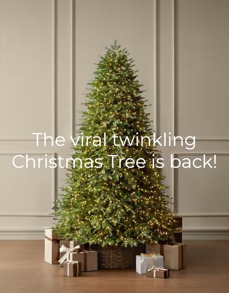 The viral twinkling Home Depot Christmas tree is back! ✨

#LTKSeasonal