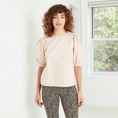 Women's Balloon Short Sleeve Top - A New Day™ | Target