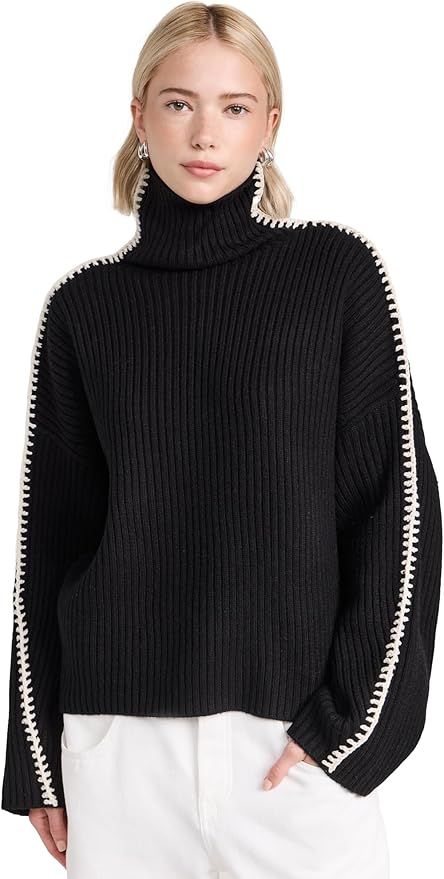 Rag & Bone Women's Ingrid Rib Turtleneck | Amazon (US)