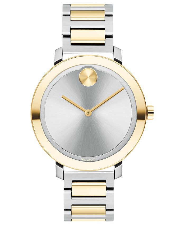 Women's Evolution Swiss Bold Two-Tone Stainless Steel Bracelet Watch 34mm | Macys (US)