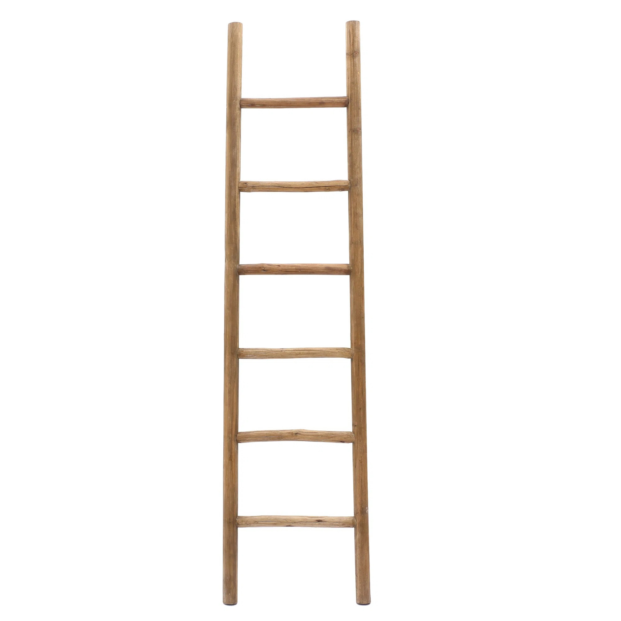 74.4'' Tall Wood Blanket Ladder | Wayfair North America