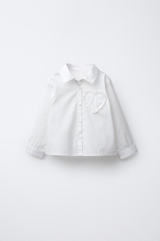 HEART PATCH SHIRT | Zara US