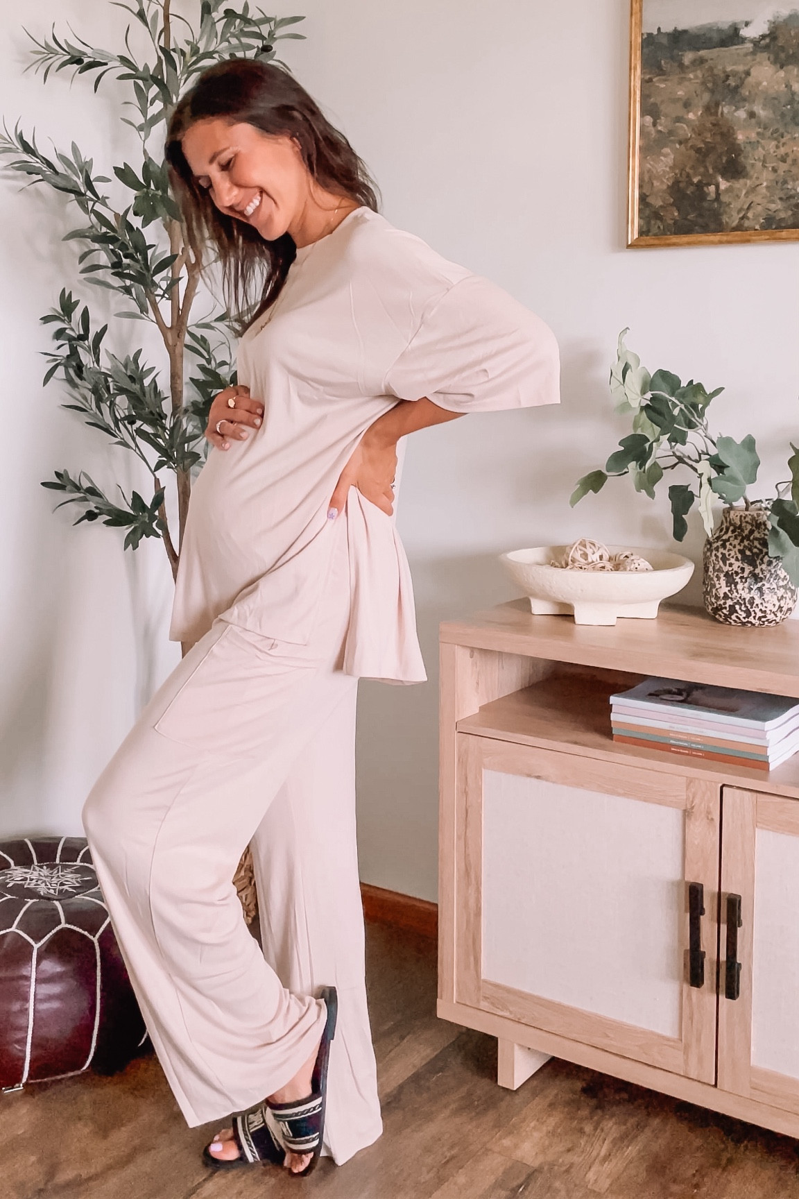 Amazon loungewear set. Sized up to medium for pregnancy. Non maternity, so soft and also perfect for postpartum. 

Amazon finds 
Amazon fashion 
Fall outfits 

#LTKFindsUnder100 #LTKFindsUnder50 #LTKBump