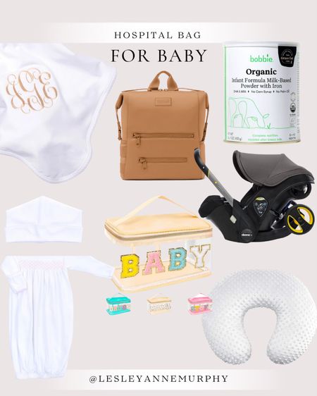 Hospital bag essentials for baby- spoiler alert you don’t need too much! We relied on the hospital for most east, sleep, 💩 necessities with Nora and will be doing the same this time. 

#LTKbump #LTKfamily #LTKbaby