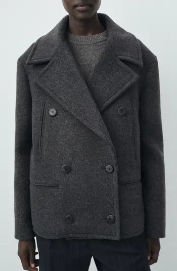 Selection Wool Blend Peacoat | Nordstrom