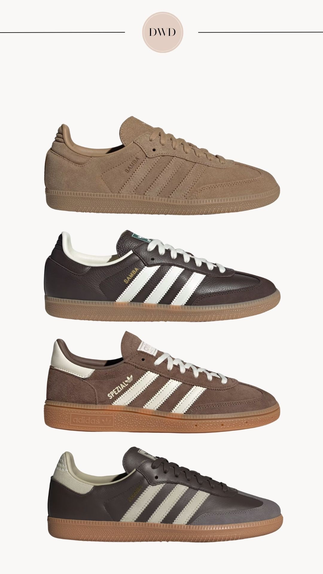 Some gorgeous brown hues in the adidas sneaker of the season for years now! 🧦🪵☕️🍂

#LTKSeasonal #LTKWorkwear #LTKShoeCrush