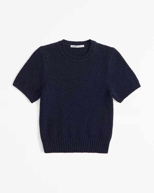 Women's Crew Sweater Tee | Women's Tops | Abercrombie.com | Abercrombie & Fitch (US)