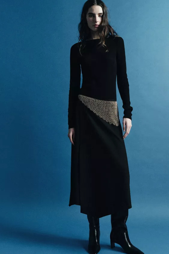 METAL MESH COMBINATION BELT | Zara US