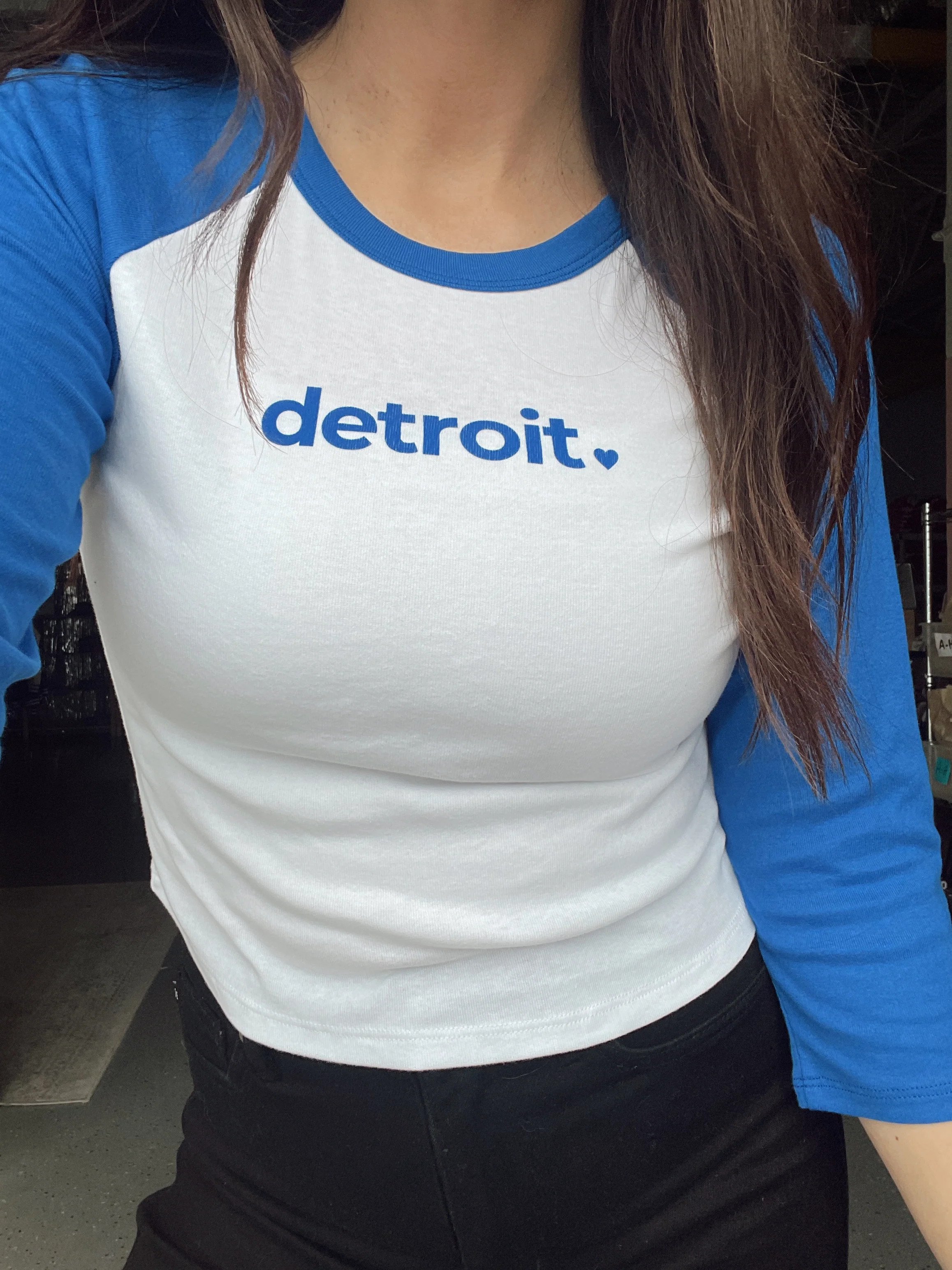 Detroit Blue Baseball Mini Tee | Kiloh + Co.