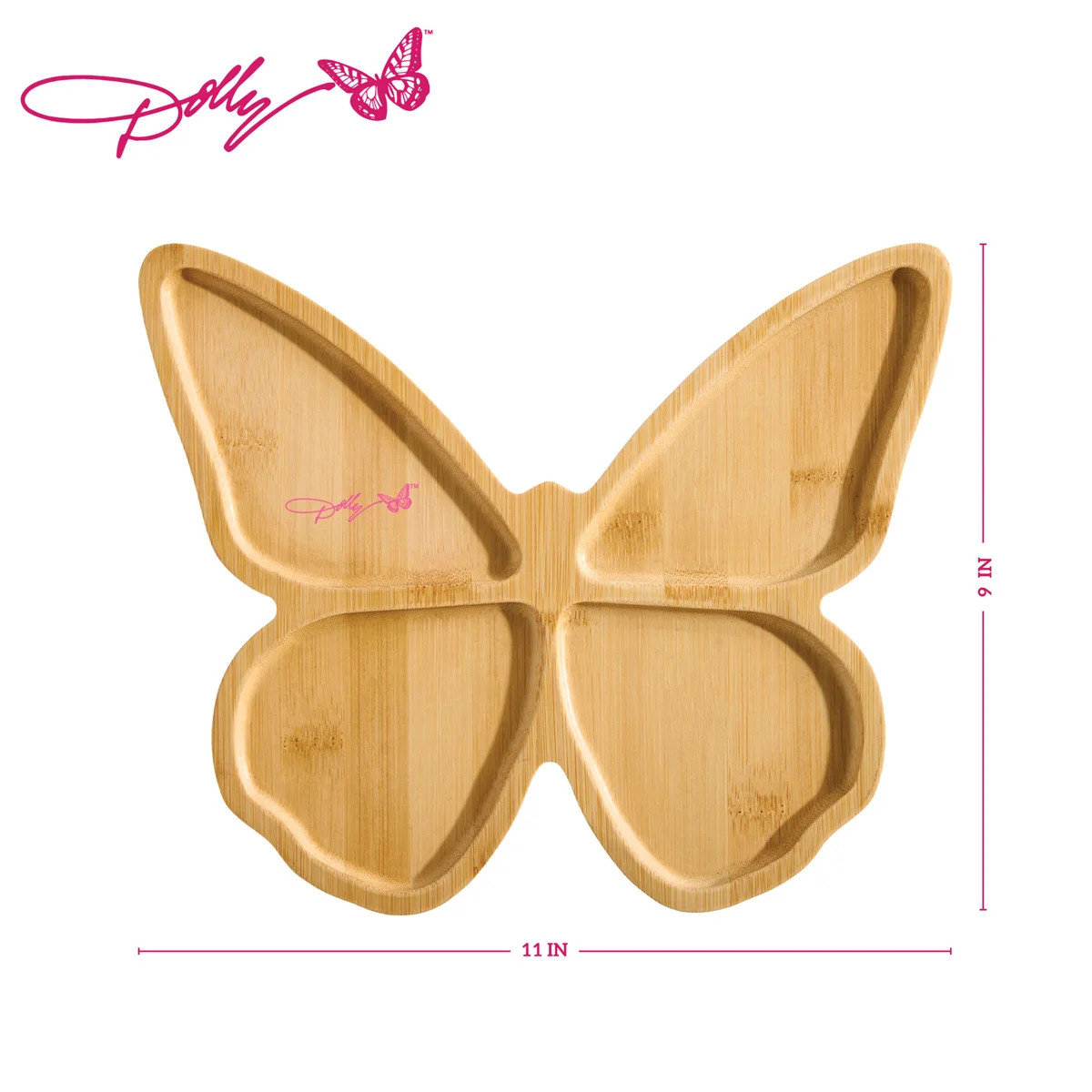 Dolly Parton Bamboo Butterfly Cutting Board, 11x9 Inch | Wayfair North America