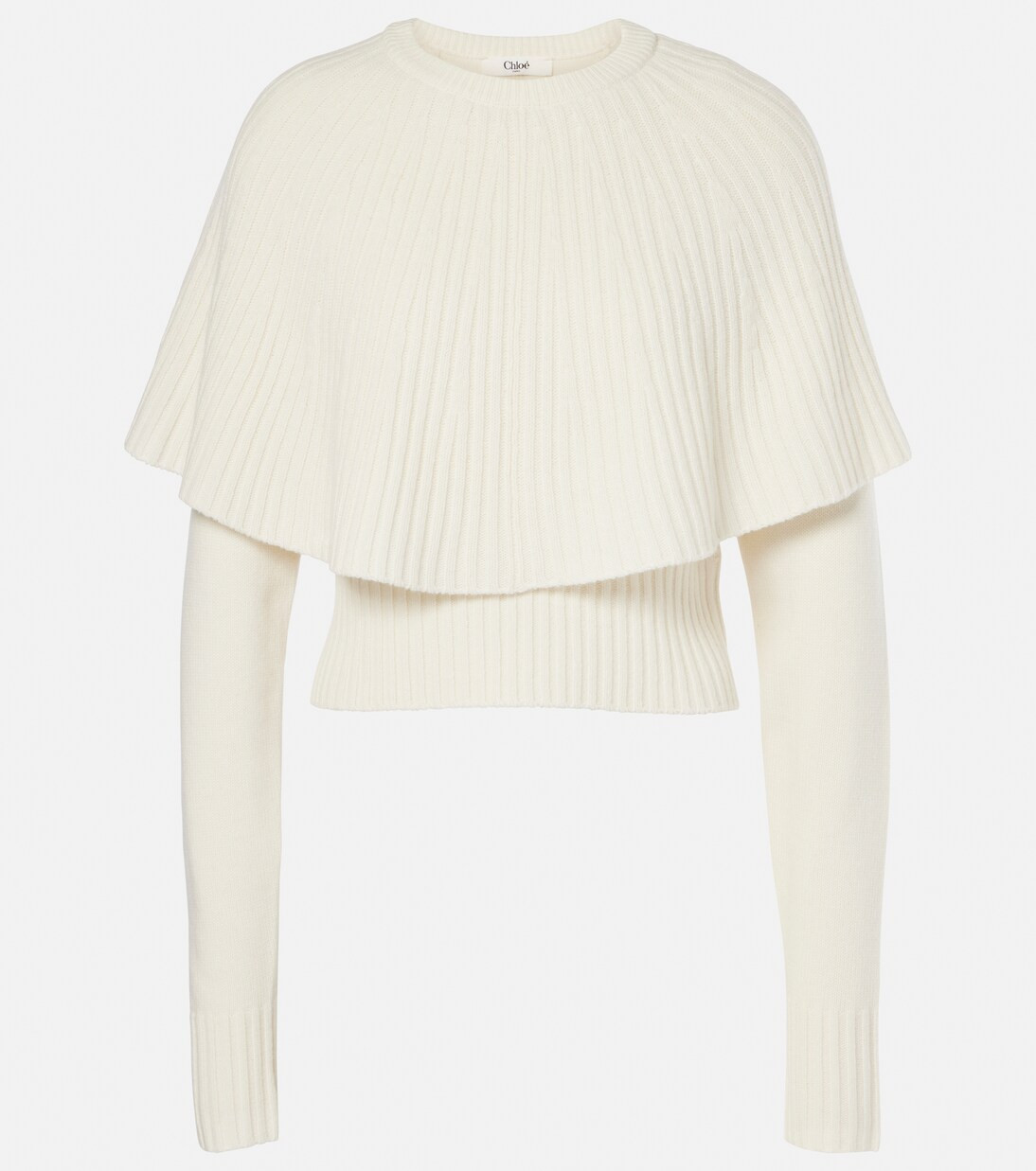 Caped wool and cashmere top | Mytheresa (US/CA)