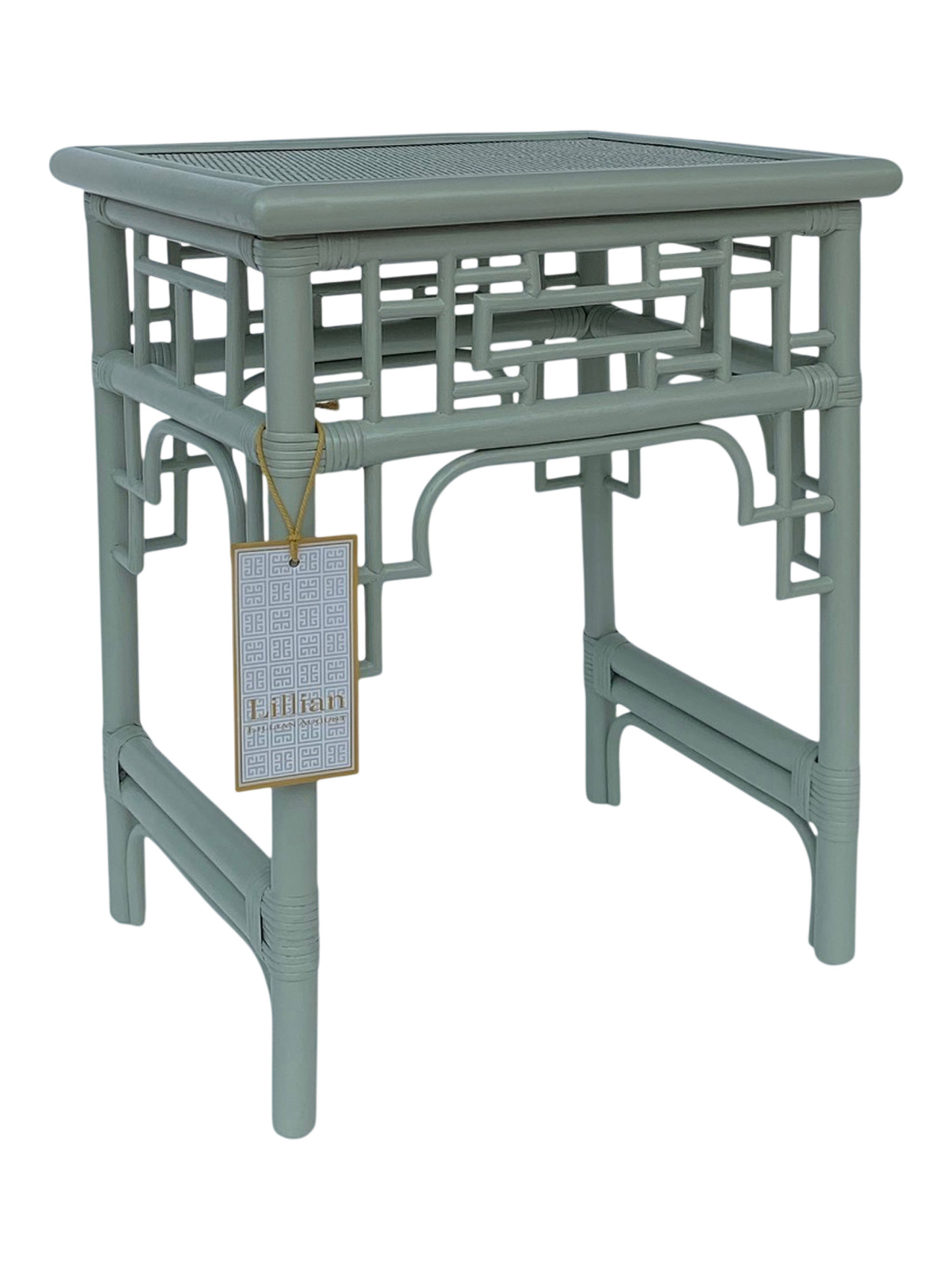 20x24x16 Fretwork Rattan Side Table | TJ Maxx