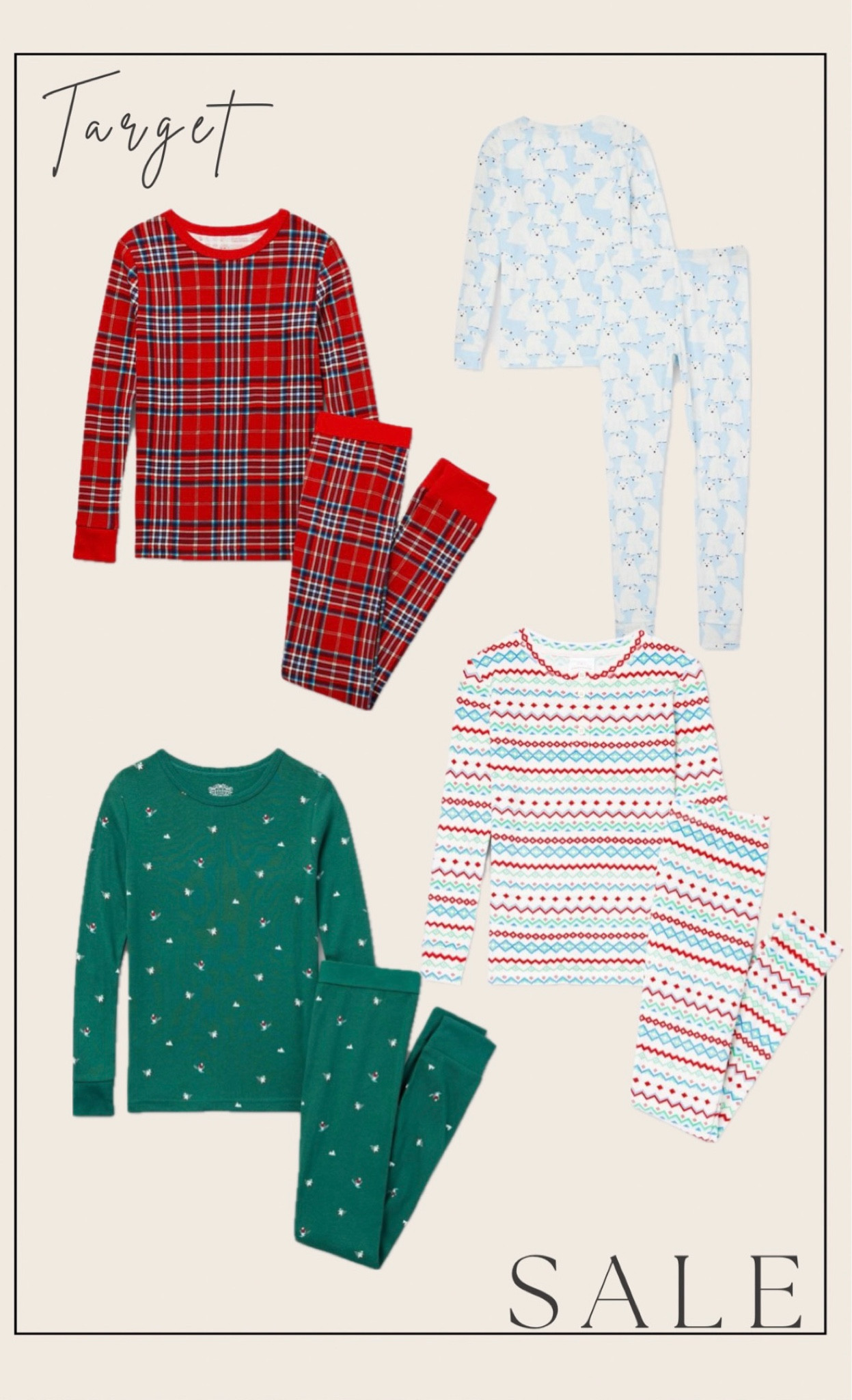 Get them while they’re here!
Target matching pajamas 


#LTKHoliday #LTKFamily #LTKKids