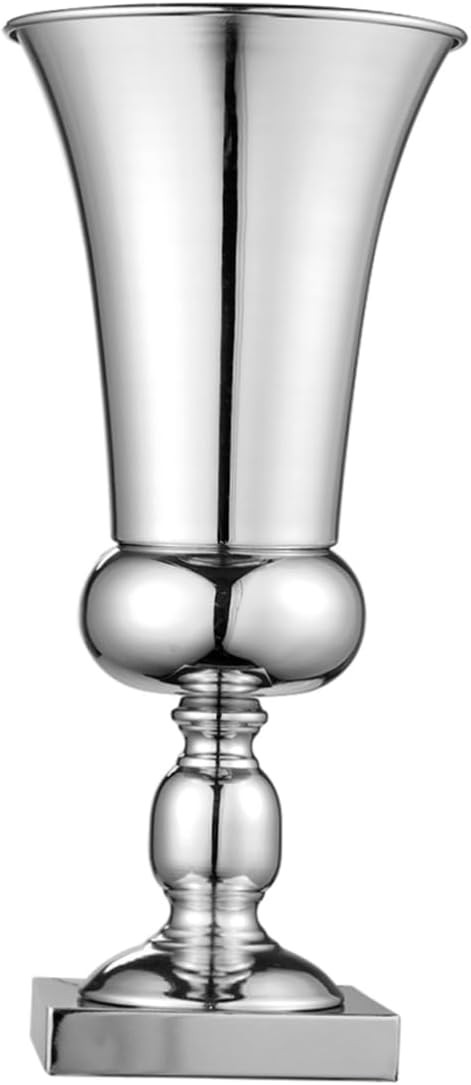 Metal Iron Decoration Vase, 43cm Silver Wedding Vase Halloween Season | Amazon (US)