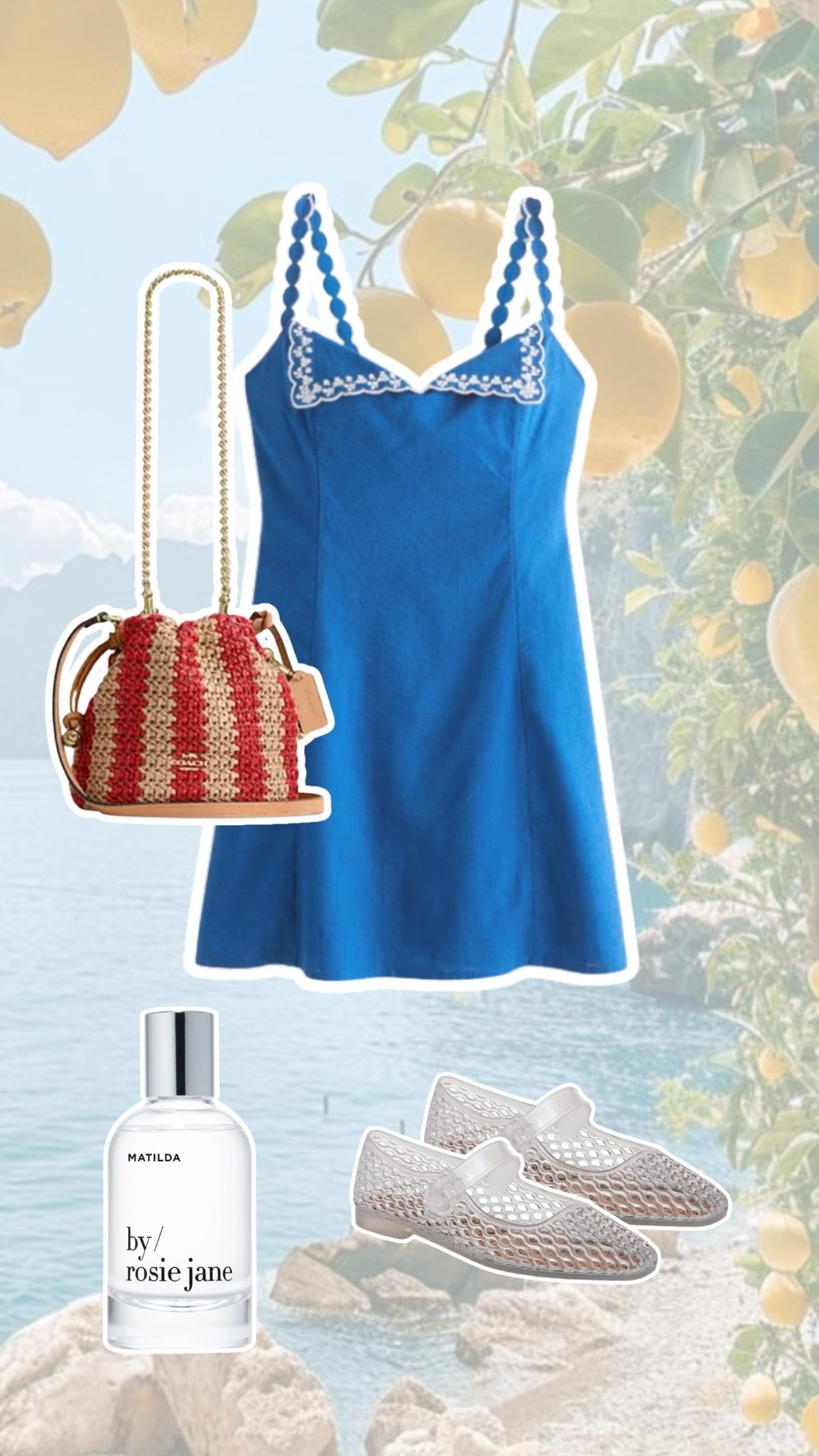 european vacation outfits. blue linen dress. bright blue dress. summer bag. clear jelly sandals.

#LTKxAbercrombie #LTKSeasonal #LTKootd
