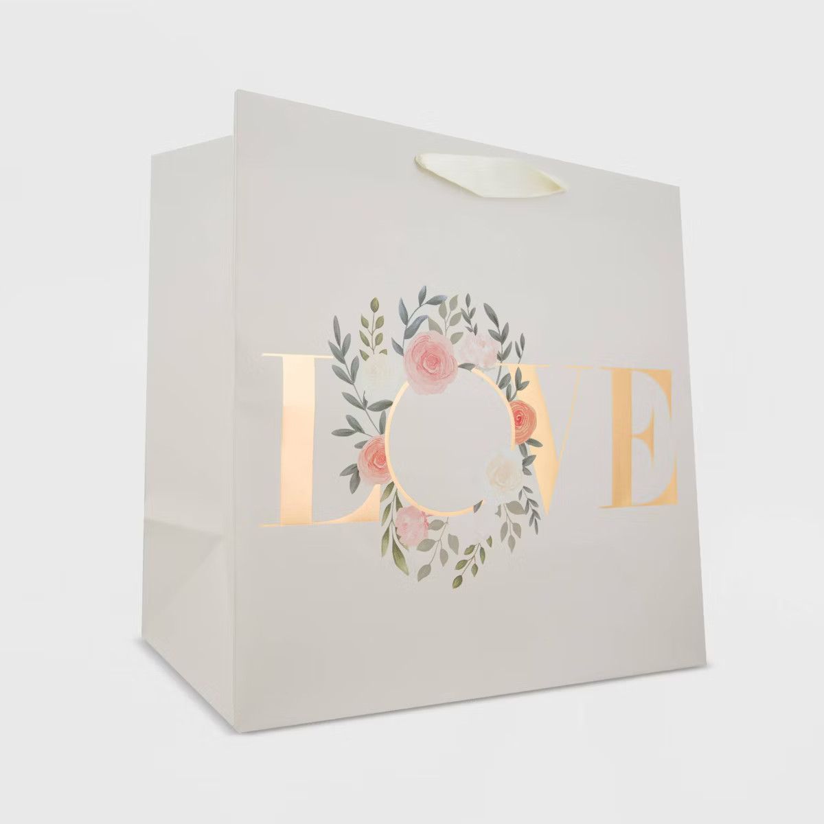 Large Love Wreath Gift Bag - Spritz™ | Target