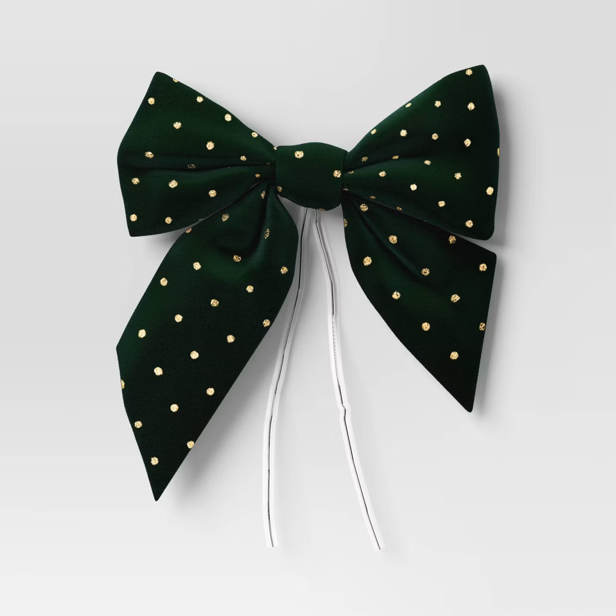 2ct Metallic Polka Dot Christmas Decorative Bow - Wondershop™ | Target