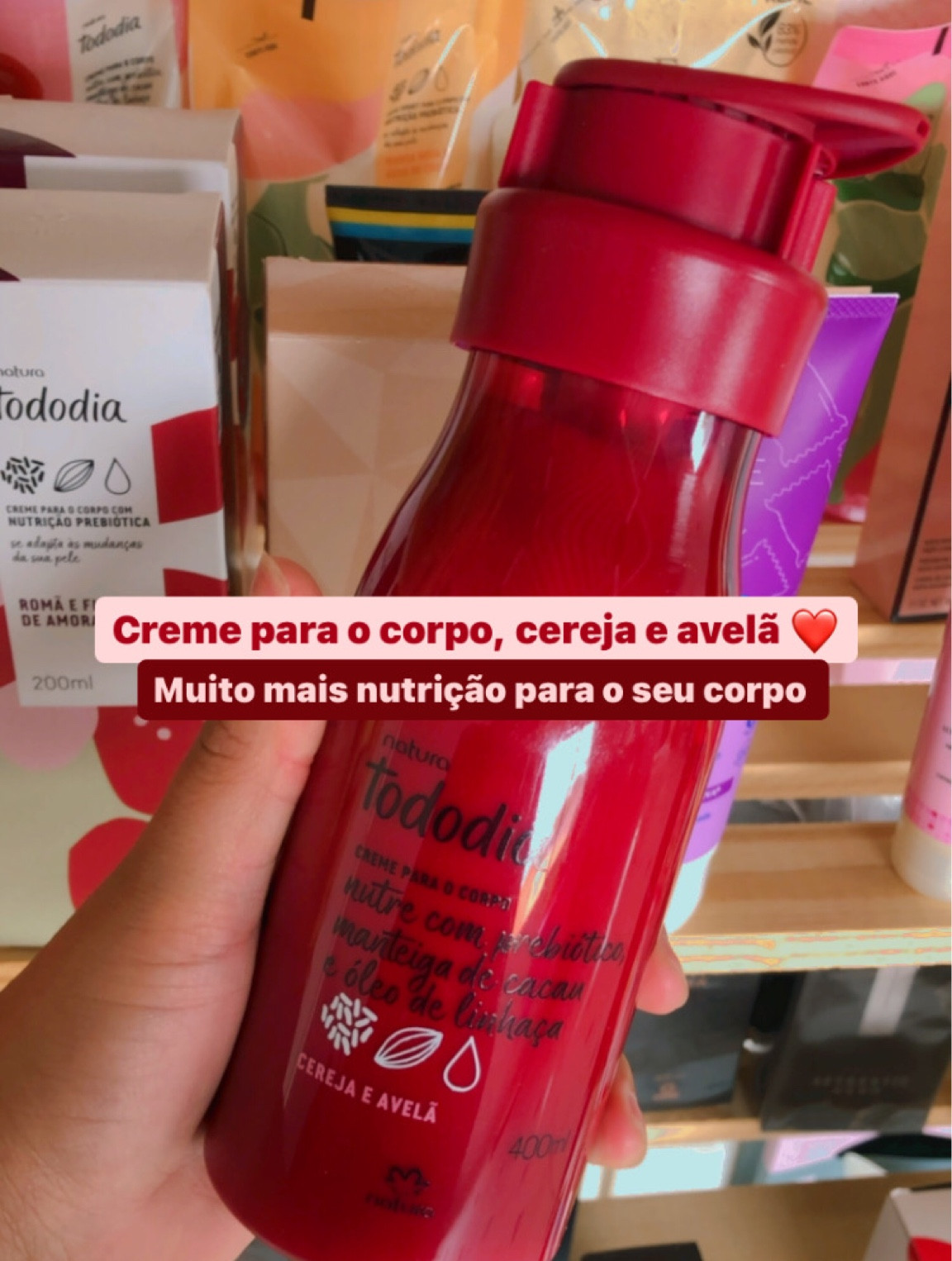 Hidratante corporal para o corpo, cereja e avelã, para um corpo muito mais cuidado. 

#LTKbrasil #LTKhome #LTKSale