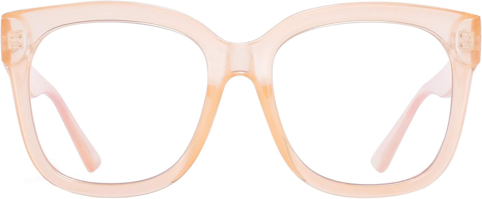 JIM HALO Oversized Blue Light Glasses for Women Square Chunky Bluelight Computer Glasses Reduce E... | Amazon (US)