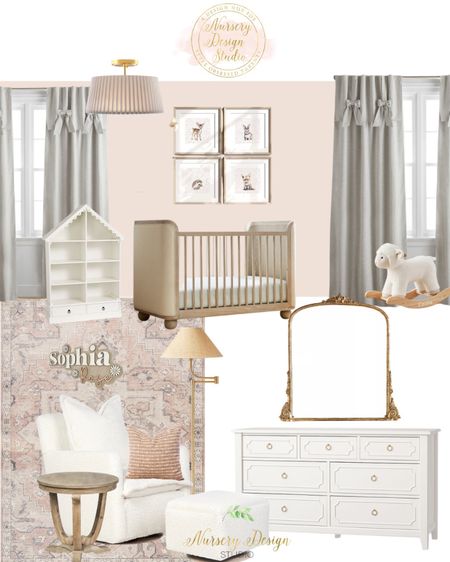 Gorgeous baby girl’s nursery inspiration , gray curtains , blush rug, blush decor, nursery storage 

#LTKbaby #LTKhome #LTKbump
