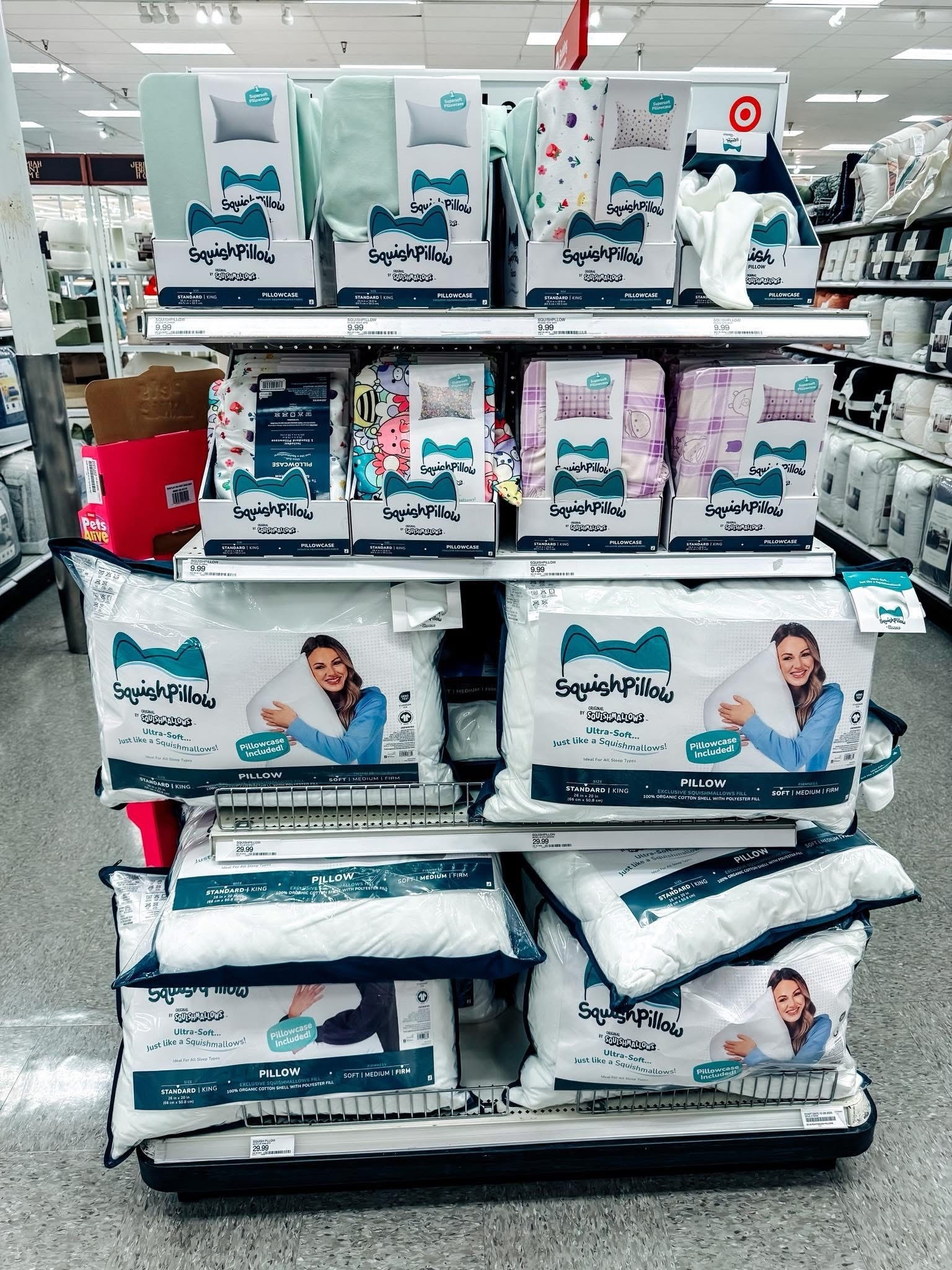 Target has the Squishmallow pillows in store again!! These pillows feel JUST LIKE a Squishmallow and the pillow cases are soooo soft!! 😍😍

#target #targetfinds #squishmallows #squishpillow #funfinds