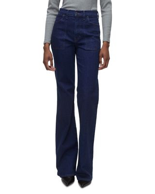 Veronica Beard Crosbie High Rise Flare Jeans in Indigo Rinse | Bloomingdale's (US)