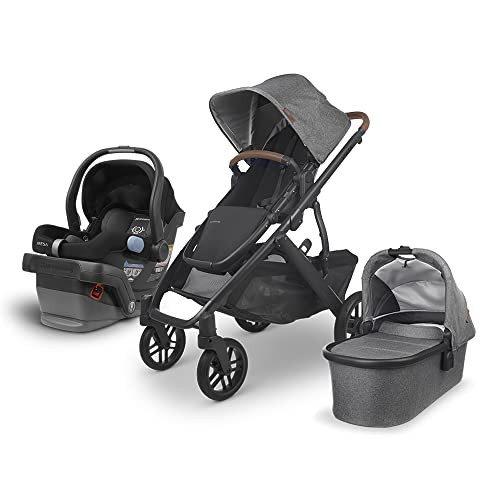Vista V2 Stroller - Greyson (Charcoal Melange/Carbon/Saddle Leather) + MESA Infant Car Seat - Jak... | Amazon (US)