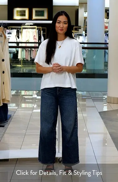 Madewell Back Pleat Classic T-Shirt | Nordstrom | Nordstrom