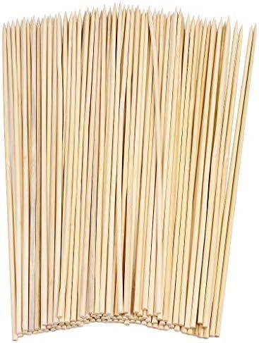 Bamboo Skewers 100pcs 10 Inch Barbecue Skewers Bamboo Sticks for Barbecue, Kebabs, Fruits, Mushro... | Amazon (CA)