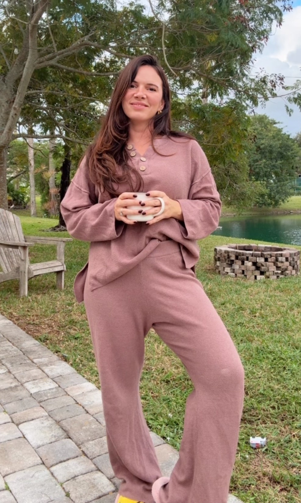 Amazon lounge set. In a size medium. 
On Black Friday sale!! 
Petite friendly!!! 

Matching set. Knit. Oversized. 

#LTKPetite #LTKGiftGuide #LTKSaleAlert