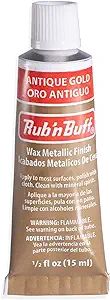 AMACO Rub n Buff Wax Metallic Finish - Rub n Buff Antique Gold 15ml Tube - Versatile Gilding Wax ... | Amazon (US)