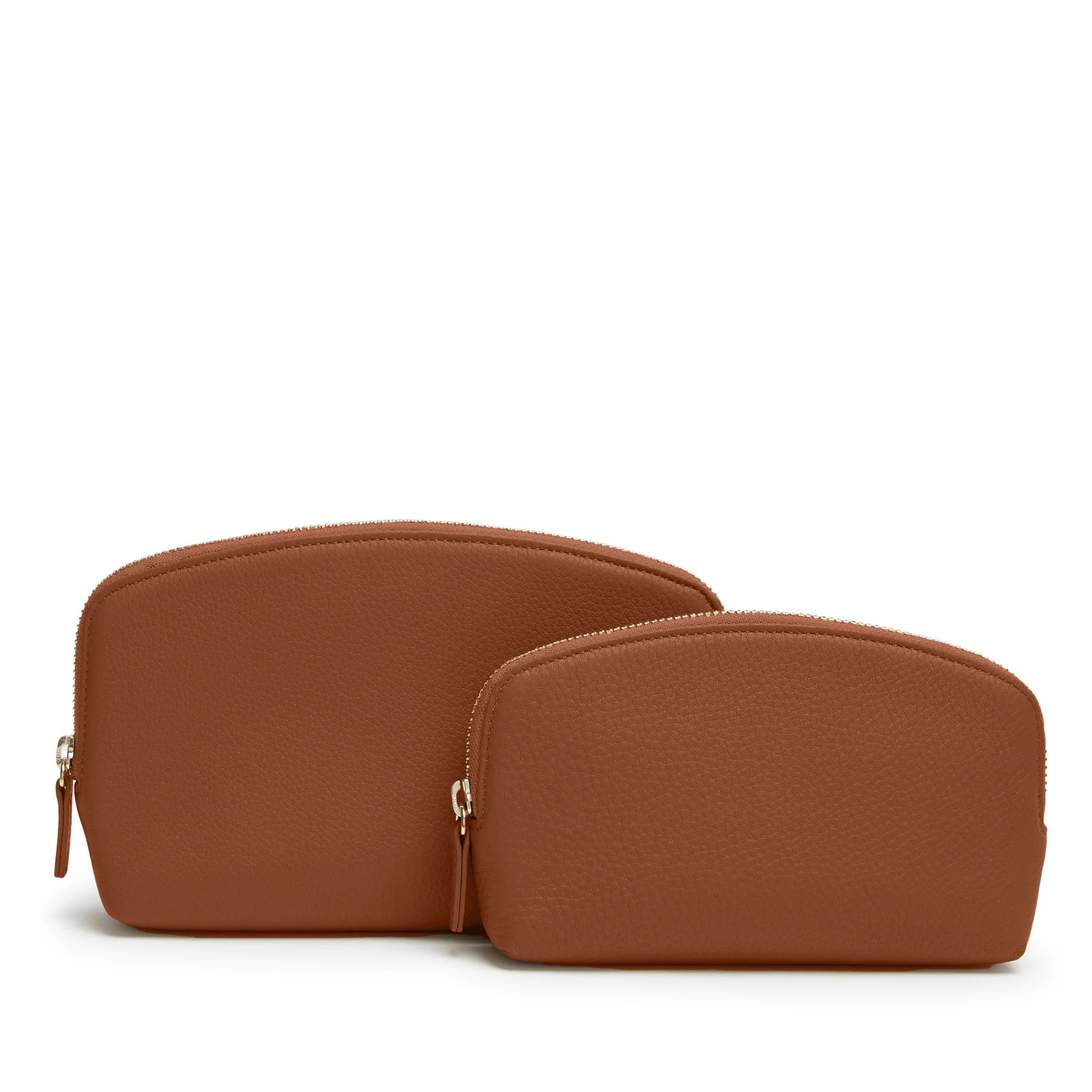 Makeup Pouch Set Saddle Brown | Leatherology