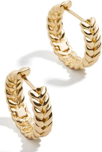 Mini Braided Hoop Earrings | Nordstrom