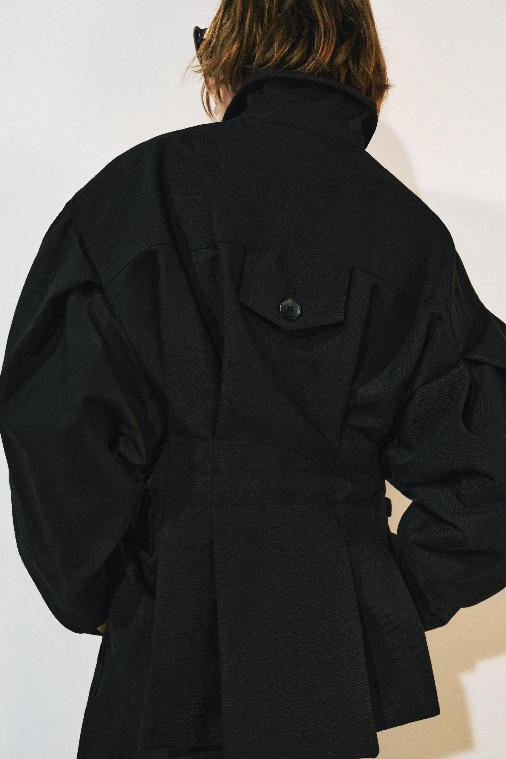 ZARA WOMAN COLLECTION. Jacket with a lapel collar and long sleeves. Front patch pockets with flap... | Zara US