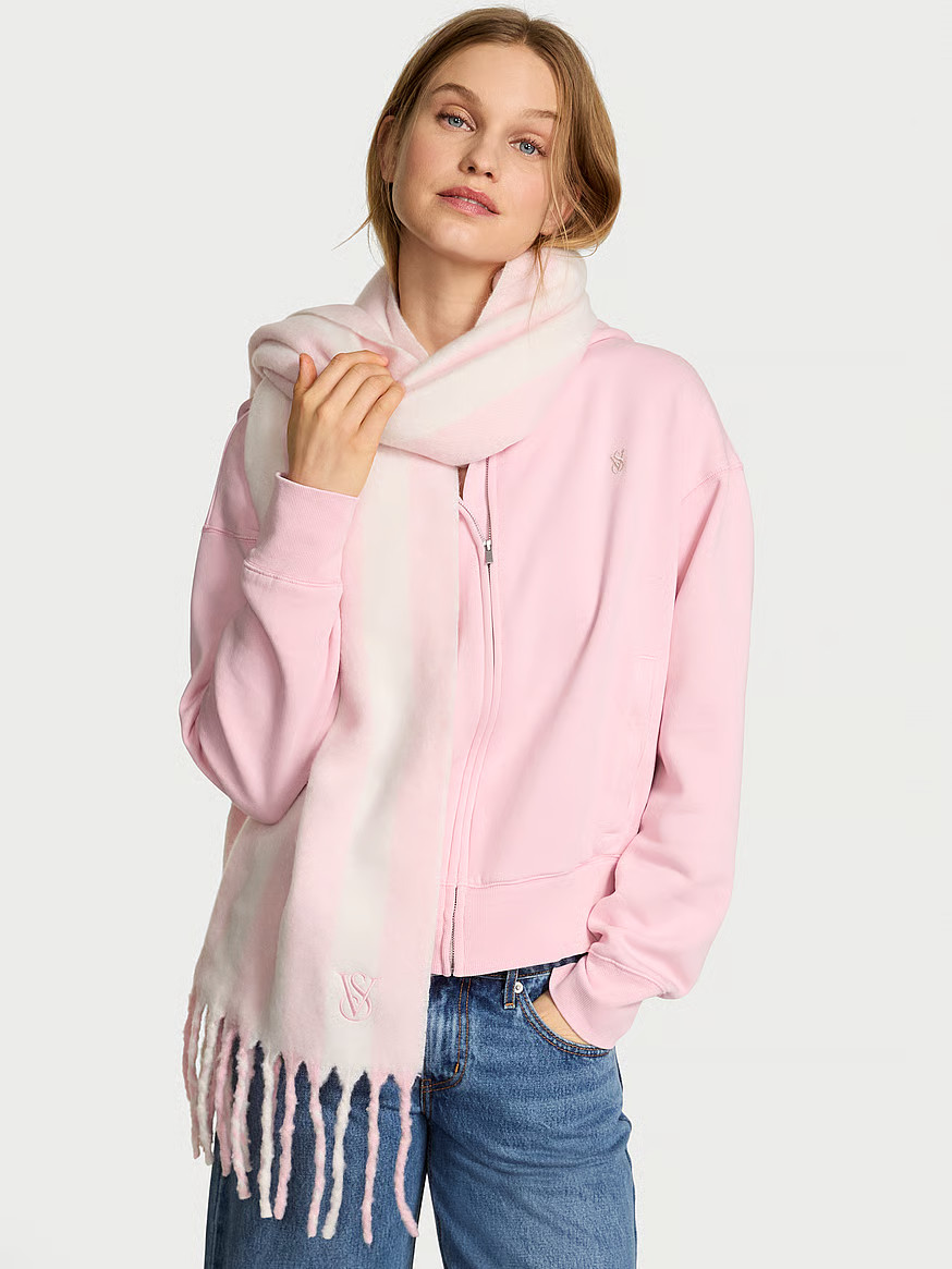 Buy Cozy Blanket Scarf, Heritage Stripe - Order Cold Weather online - Victoria's Secret US | Victoria's Secret (US / CA )