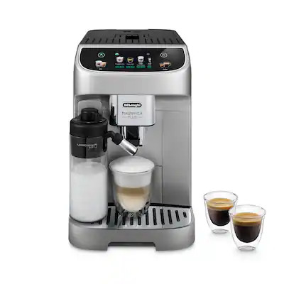 De'Longhi - Magnifica Plus Fully Automatic Espresso Machine - Silver | Best Buy U.S.