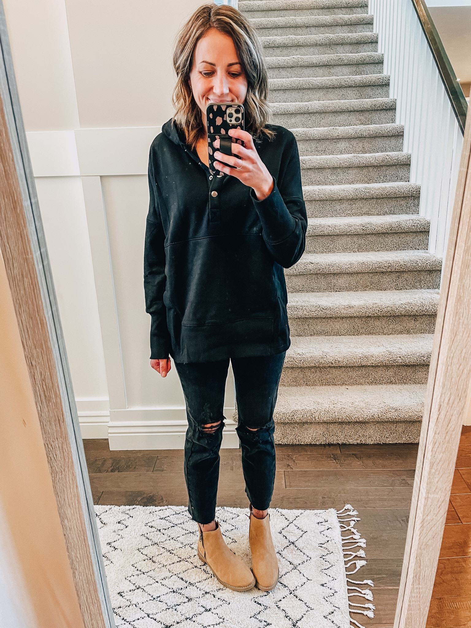 AmaZon, Target. Wearing a small in the top and TTS in wild fable jeans.

#LTKshoecrush #LTKstyletip #LTKunder50