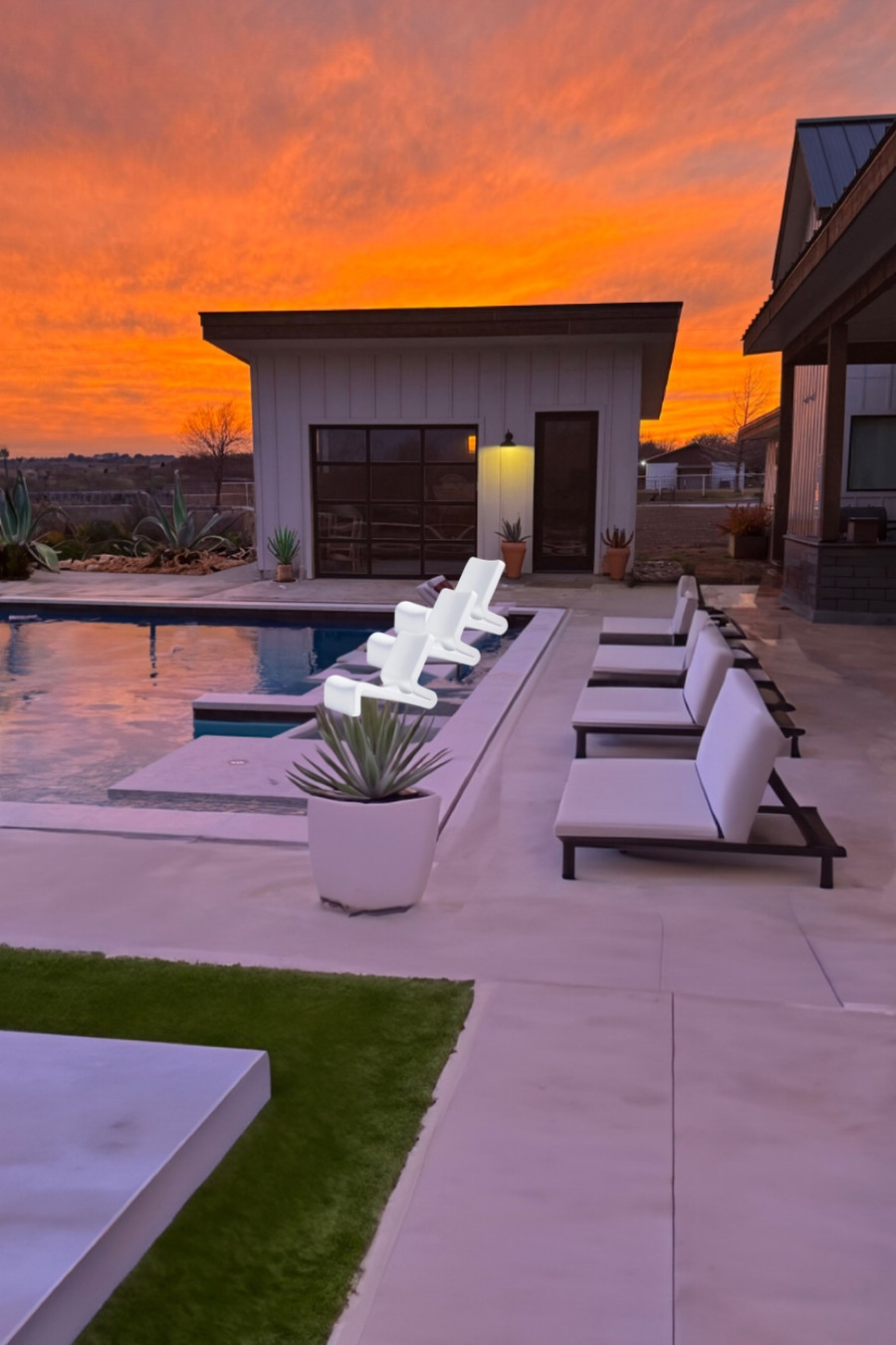 Dreaming up our pool landscaping!