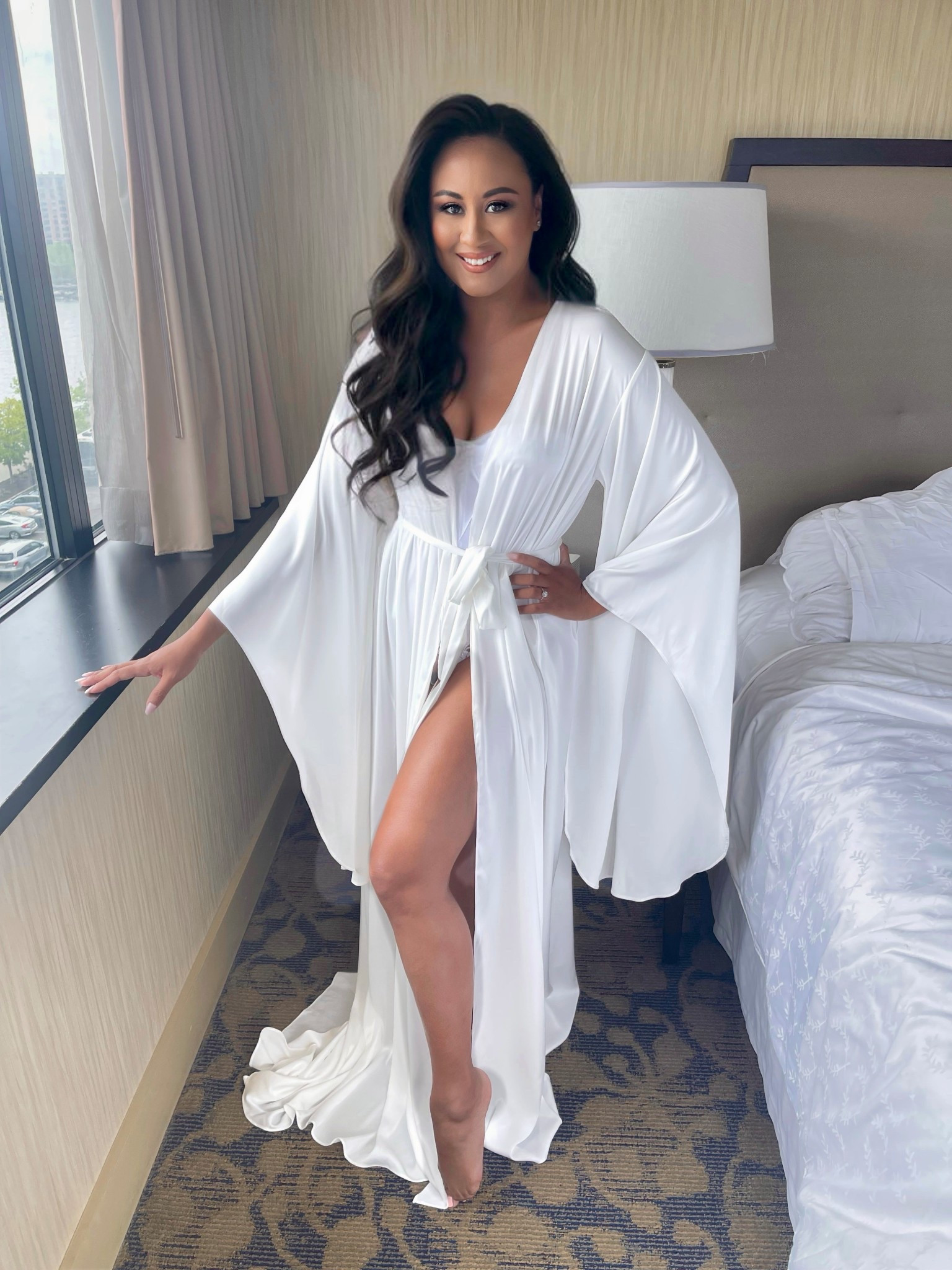 Bridal wedding robe in satin soft silky fabric and Dominique Juliet underwire bustier 8950 

#LTKWedding #LTKTravel #LTKStyleTip