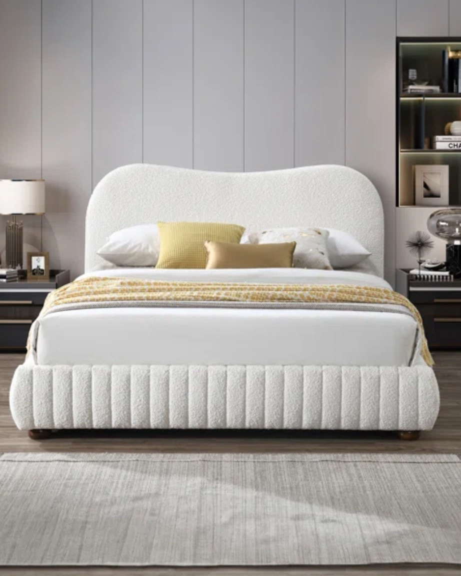 Brechtel Boucle Upholstered Queen Platform Bed 

#LTKstyletip #LTKcanada