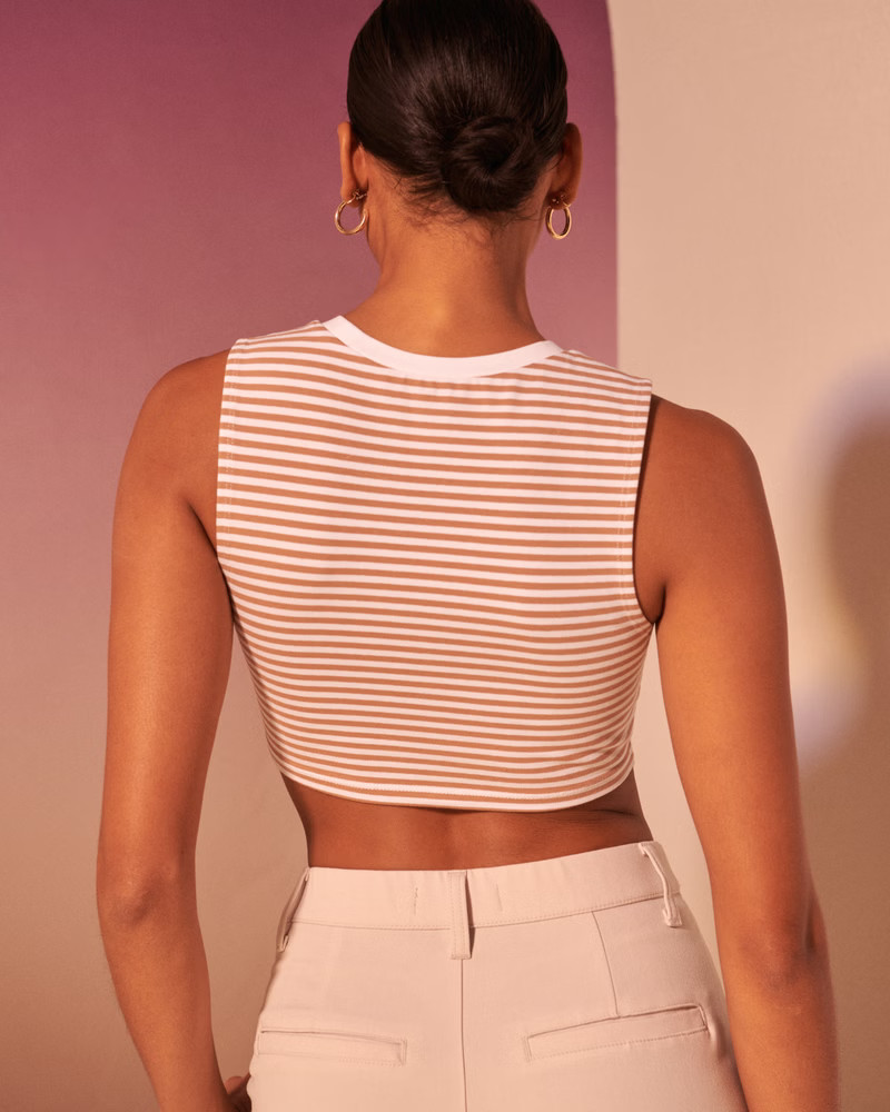Cropped Crew Tank | Abercrombie & Fitch (US)