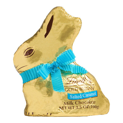 Lindt Salted Caramel Milk Chocolate Gold Bunny by World Market | World Market