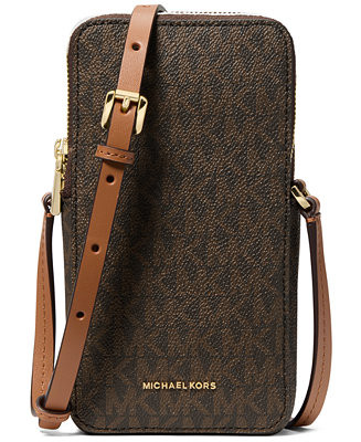 MICHAEL Jet Set Small North South Crossbody Handbag | Macy's