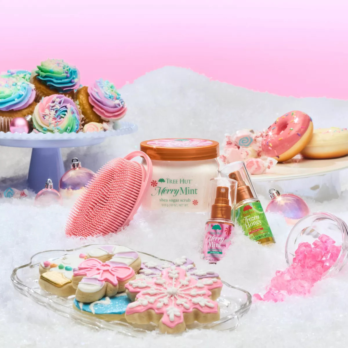 Tree Hut Frosted Sweets Exclusive Gift Set - 3pc | Target