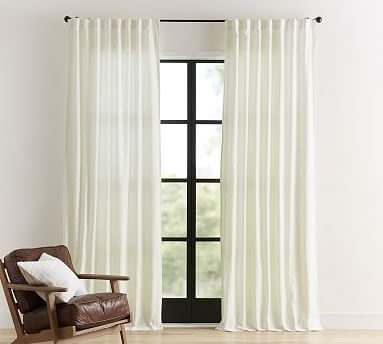 Gramercy Textured Curtain - Set of 2 | Pottery Barn (US)