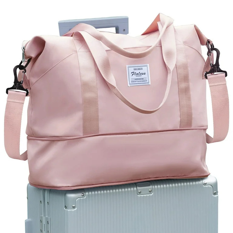 Travel Bag,Waterproof Duffel Gym Tote Bag,Weekender Carry On Overnight Bags for Women Men Approve... | Walmart (US)