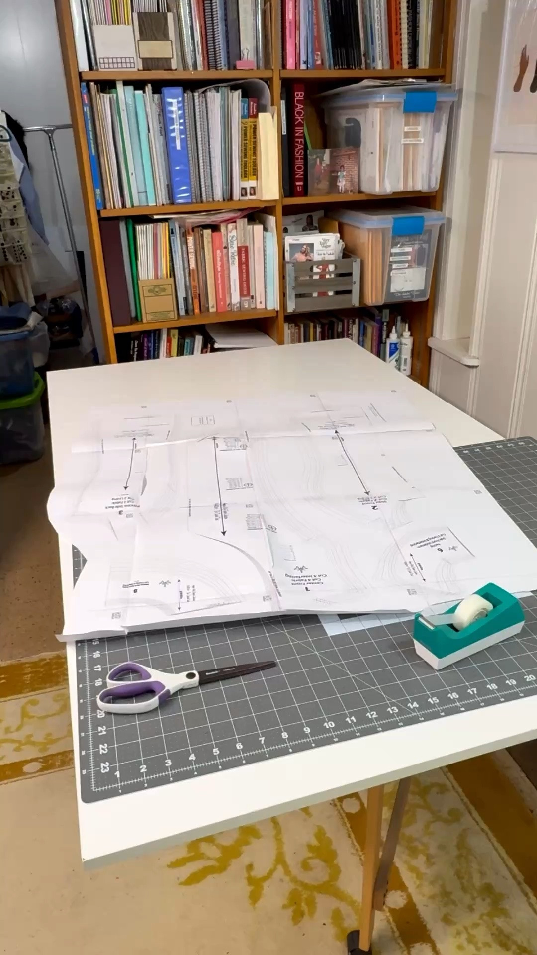 Starting a new sewing project. I put together the PDF pattern, then cut out the pieces so it’s easier to manage. Then I’m tracing the multi-size pattern just in case I need a different size later. DIY fashion

#LTKdayinmylife #LTKvlog #LTKOver40