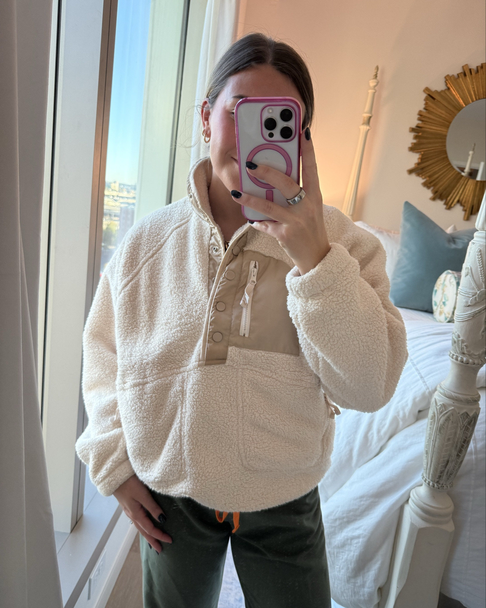 the coziest fall amazon fleece 🤎 color pictured is “beige” 

#LTKActive #LTKSeasonal #LTKFindsUnder50
