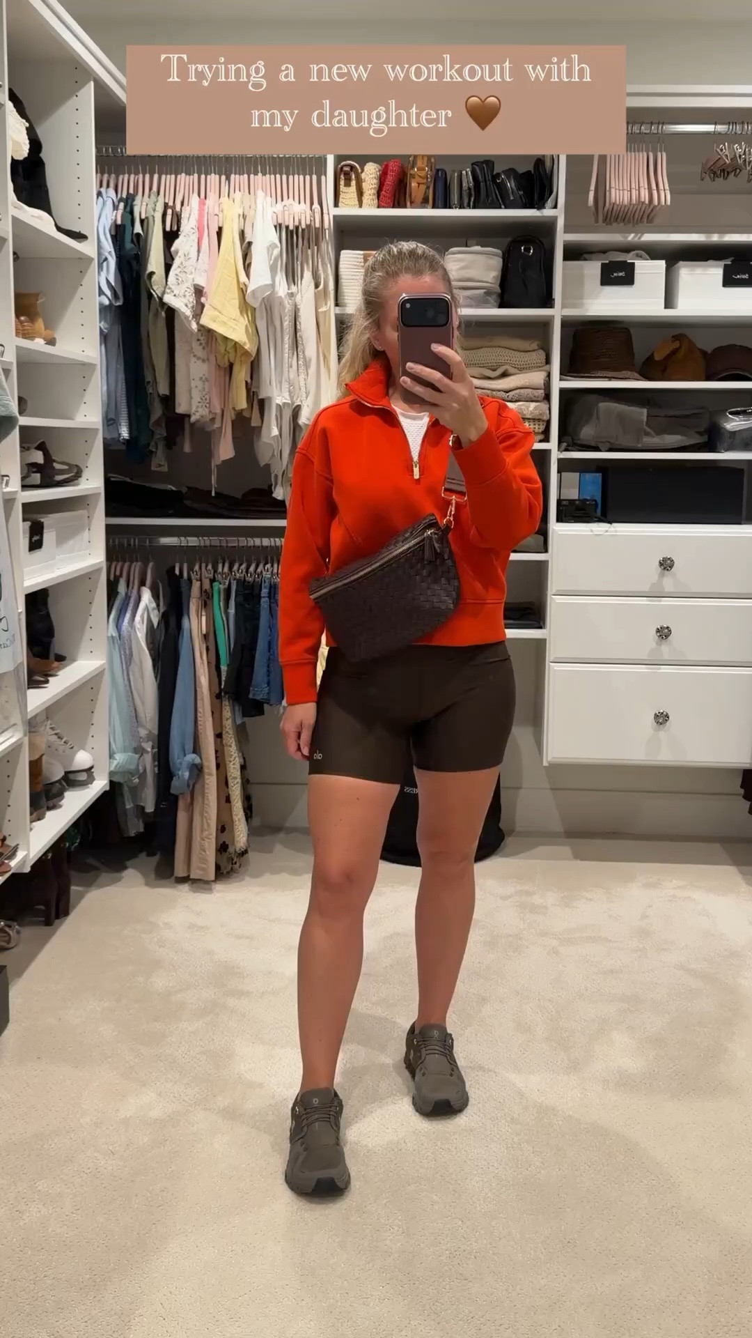 Trying something new today. 🤎 Eva and I are heading to MECKA to try a class together.

I already train three days a week, but I love mixing in something different occasionally, especially when it means getting to spend time with her.

Current status: cute workout outfit, optimistic attitude. We’ll see how I feel afterward. 😂

#LTKdayinmylife #LTKfitnessgoals #LTKmomlife